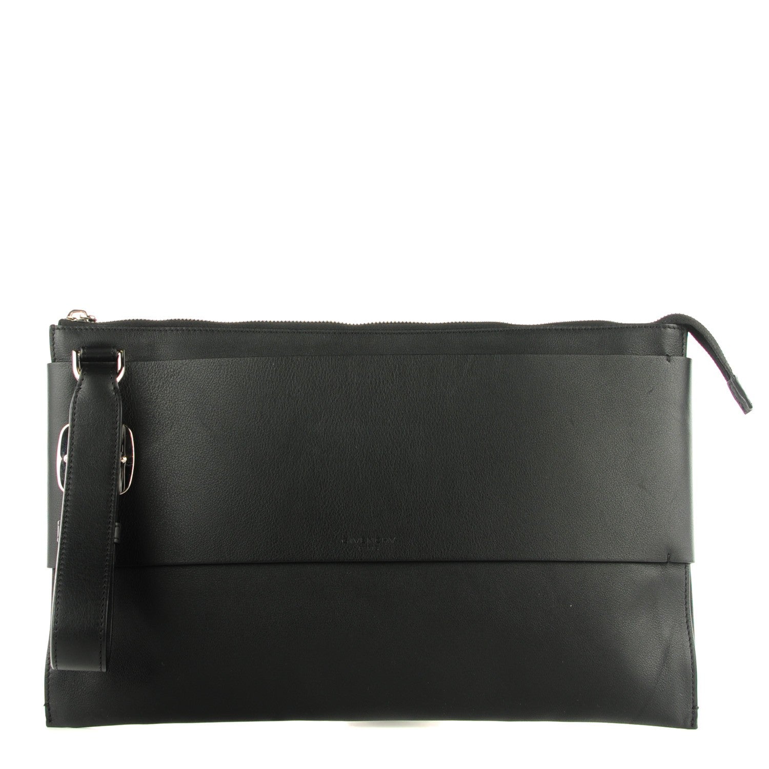 Givenchy Calfskin Flat Evening Clutch Black 1 of 7
