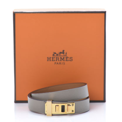 Hermes Swift Mini Dog Carrees Bracelet T2 Gris Asphalte 7 of 7