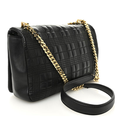 Burberry Lambskin Quilted Medium Lola Bag Black 3 of 10