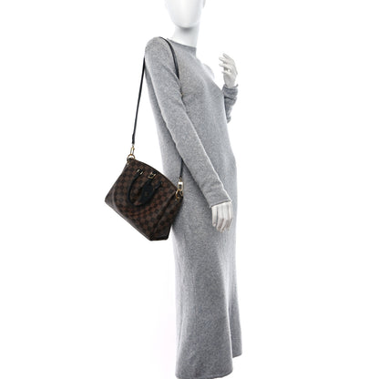 Louis Vuitton Damier Ebene Odeon Tote PM Black 3 of 9
