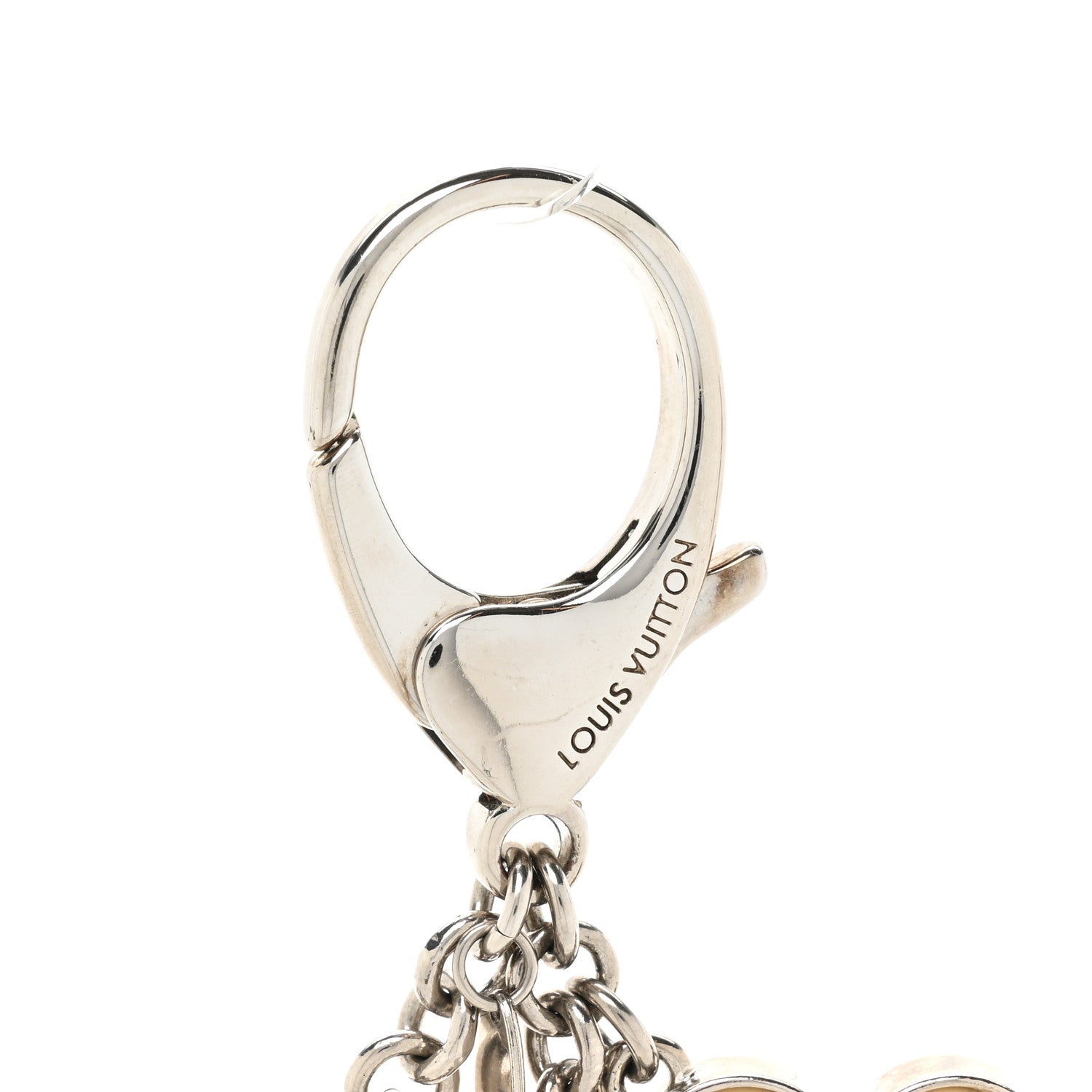 Louis Vuitton Fleur d Epi Bag Charm Ivory 3 of 5
