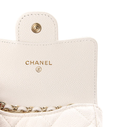 Chanel Caviar Quilted Belt Bag White 8 of 12