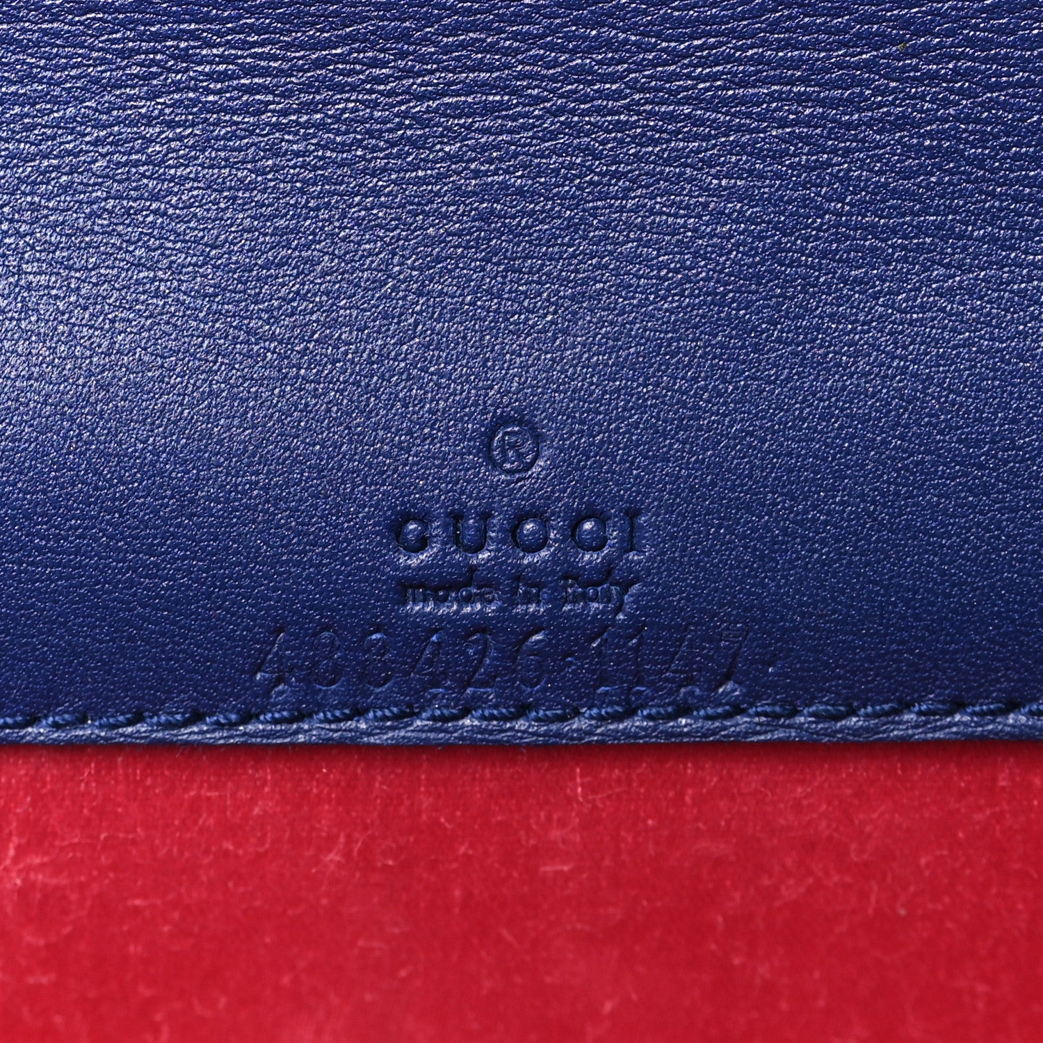 Gucci Velvet Matelasse GG Marmont Mini Bag Cobalt Blue 6 of 10