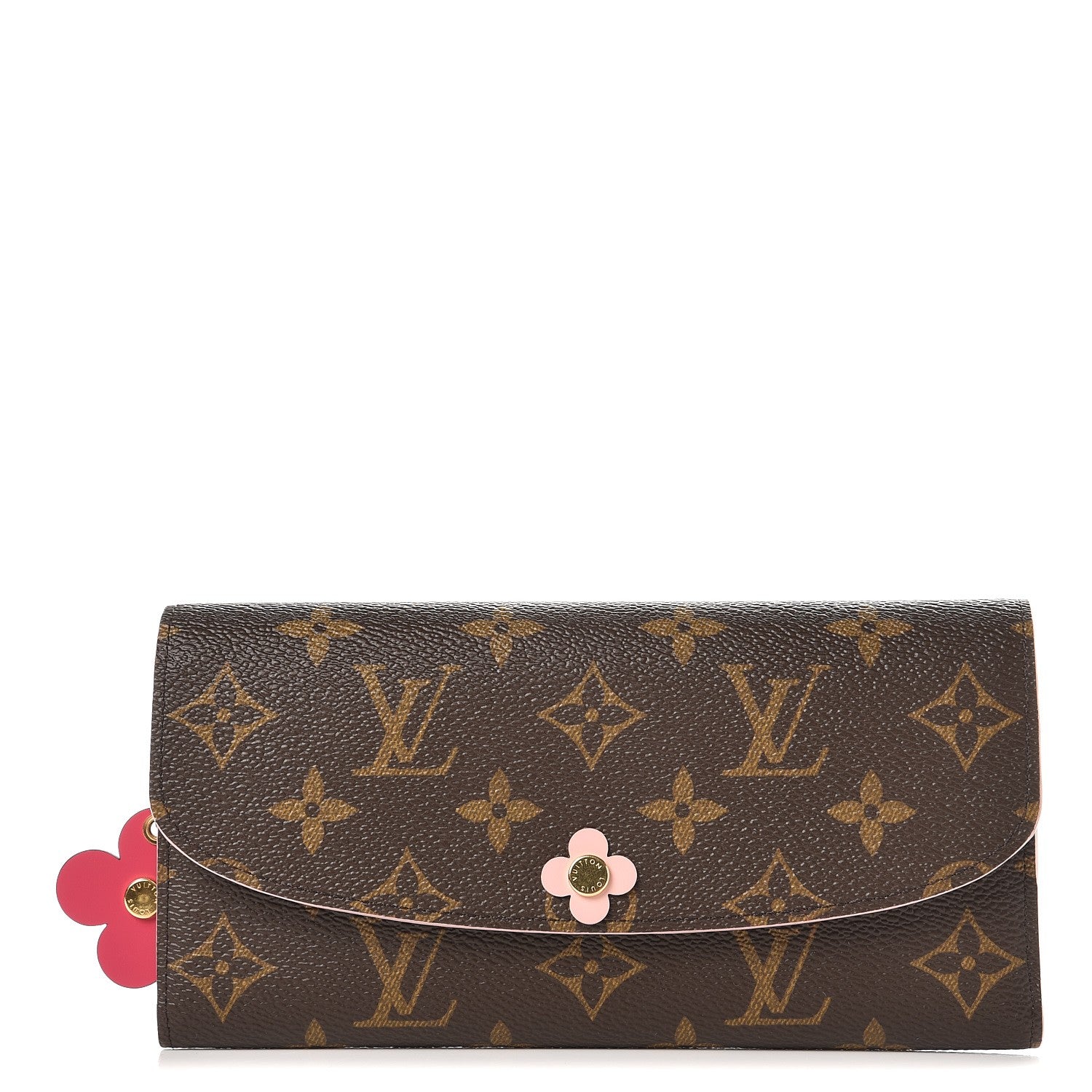 Louis Vuitton Monogram Bloom Flower Emilie Wallet 1 of 6