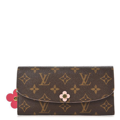 Louis Vuitton Monogram Bloom Flower Emilie Wallet 1 of 6