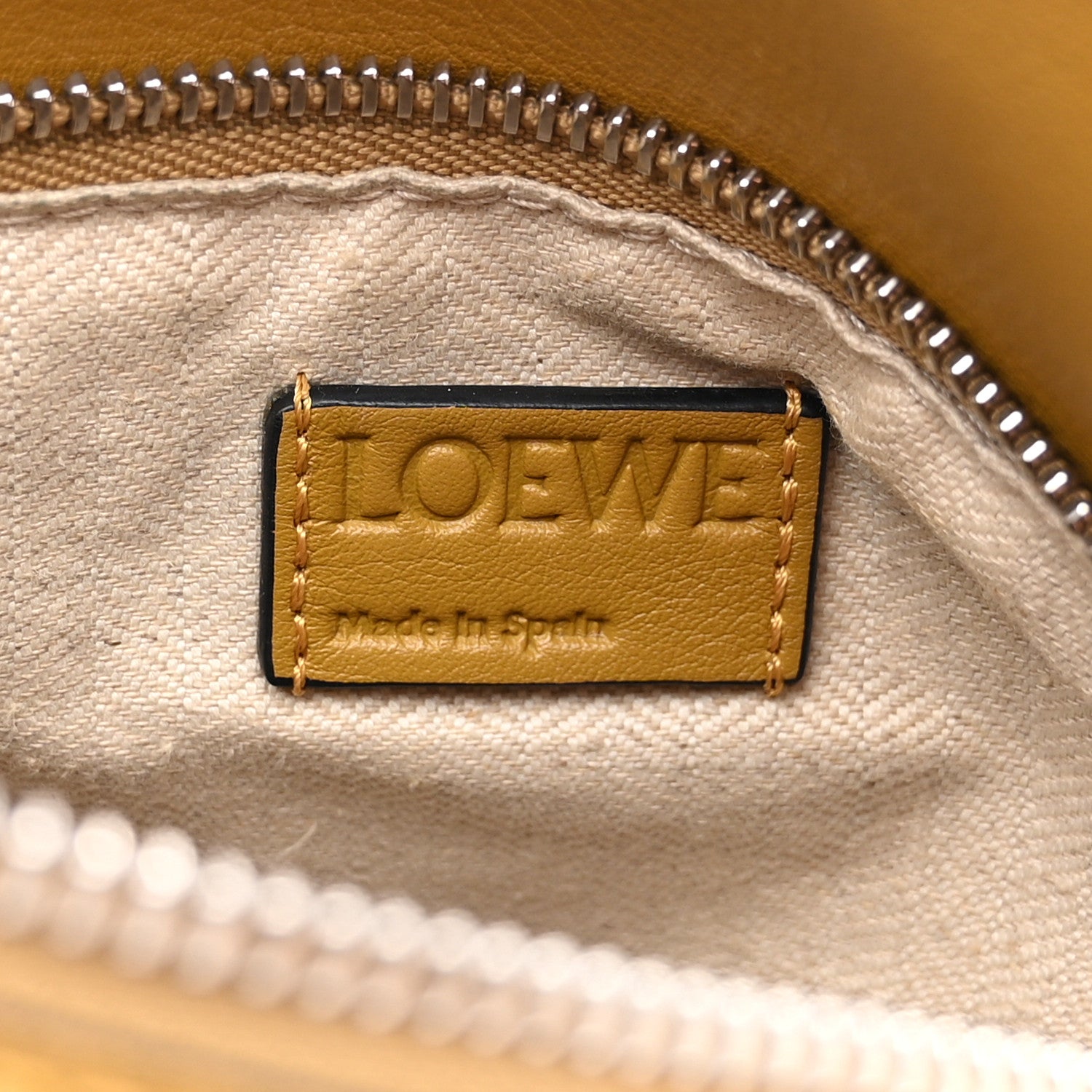 Loewe Calfskin Small Puzzle Bag Ocre Yellow 6 of 14