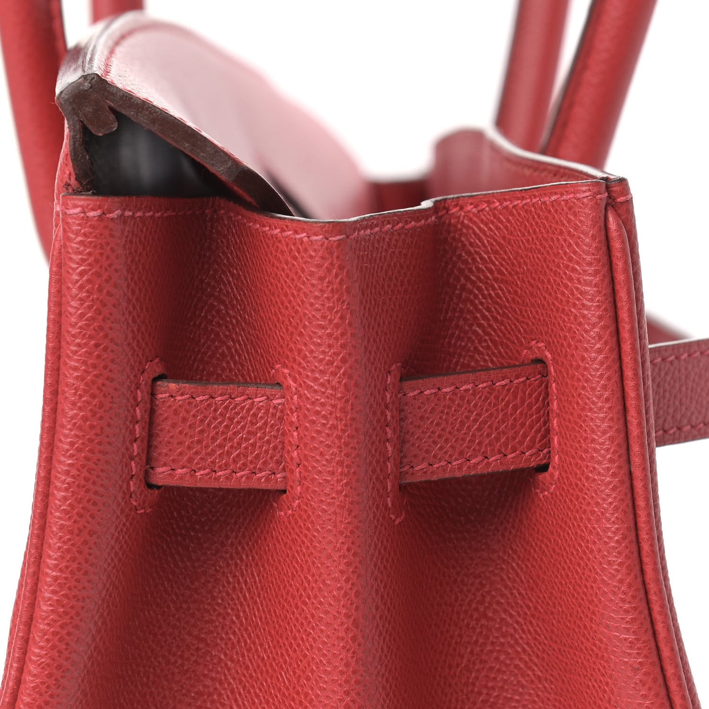Epsom Birkin 35 Rouge Casaque