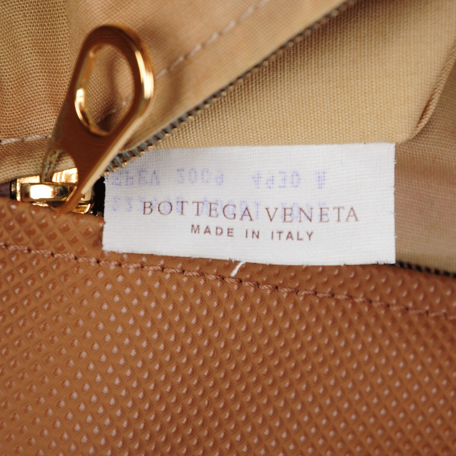 Bottega Veneta Rubberized Canvas Marco Polo Tote Brown 7 of 7