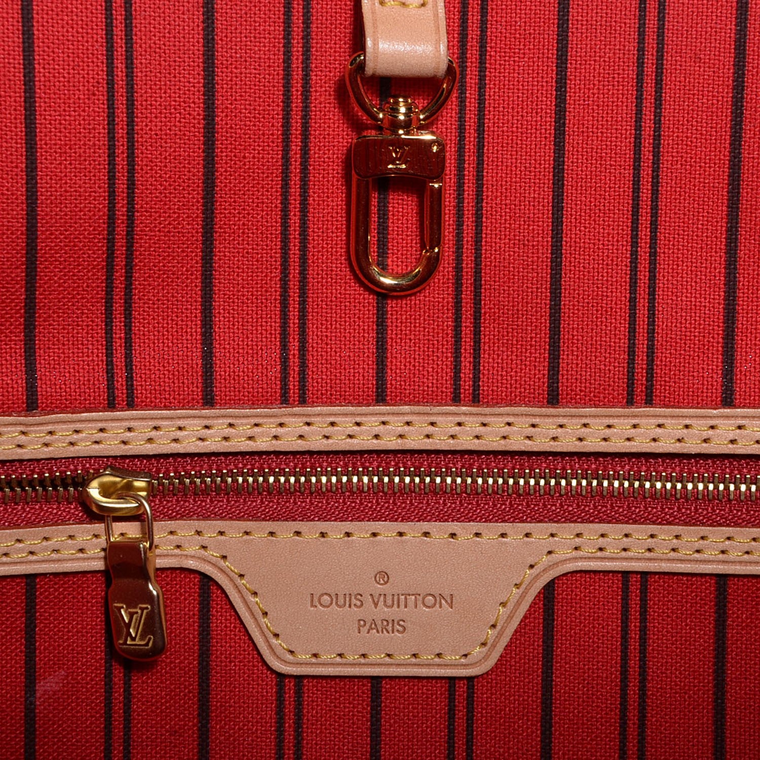 Louis Vuitton Monogram Neo Neverfull MM Cherry 7 of 11