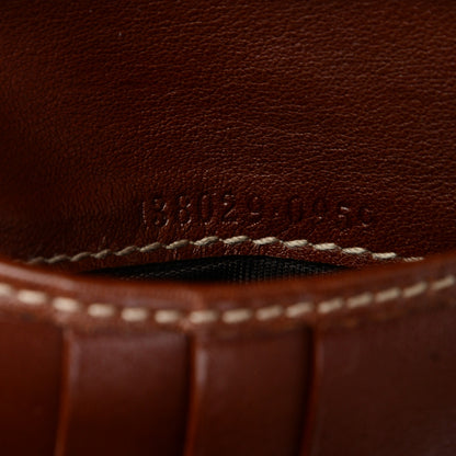 Gucci Calfskin Web Hasler French Flap Wallet Brown 7 of 7