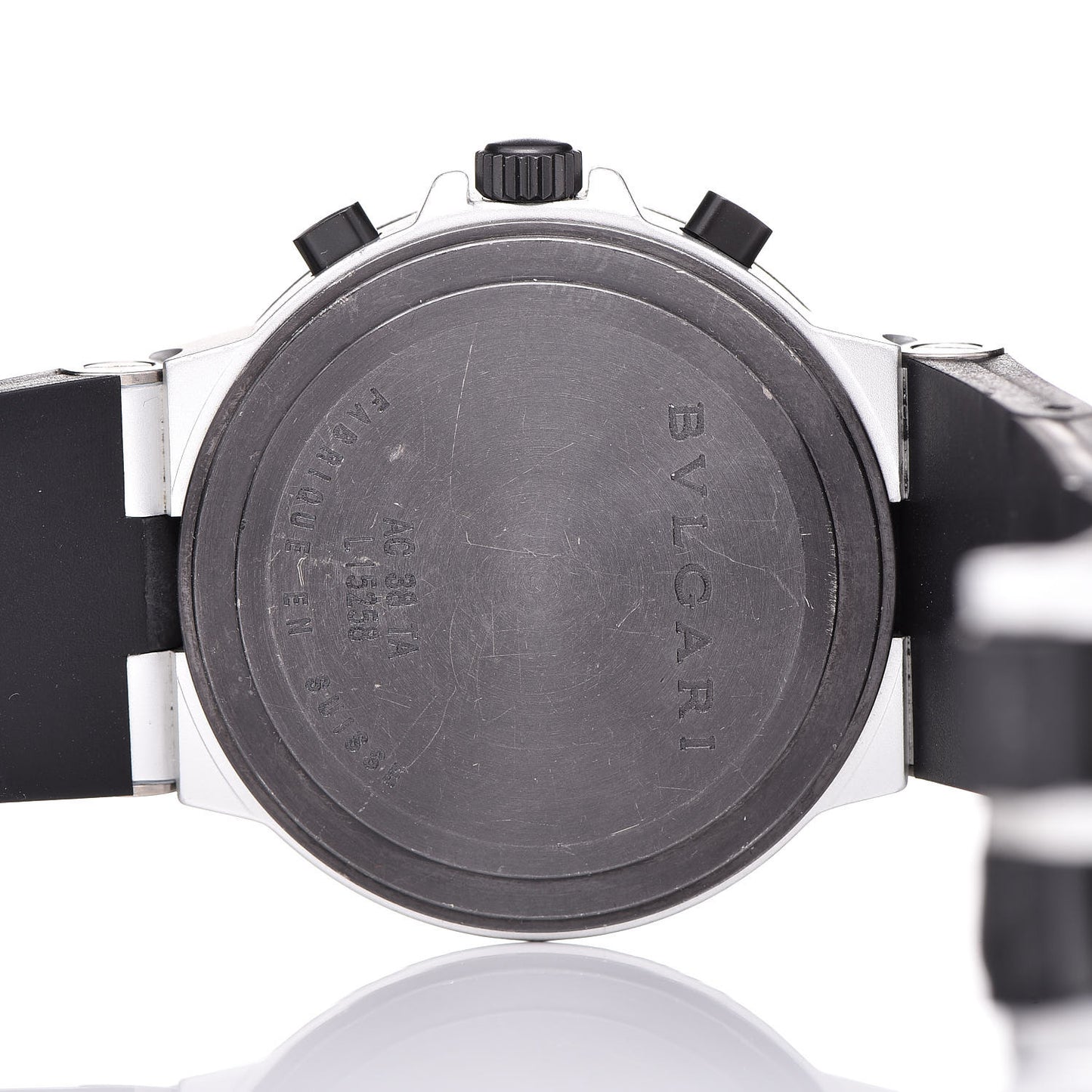 Aluminum Rubber 38mm Diagono Chronograph Automatic Watch