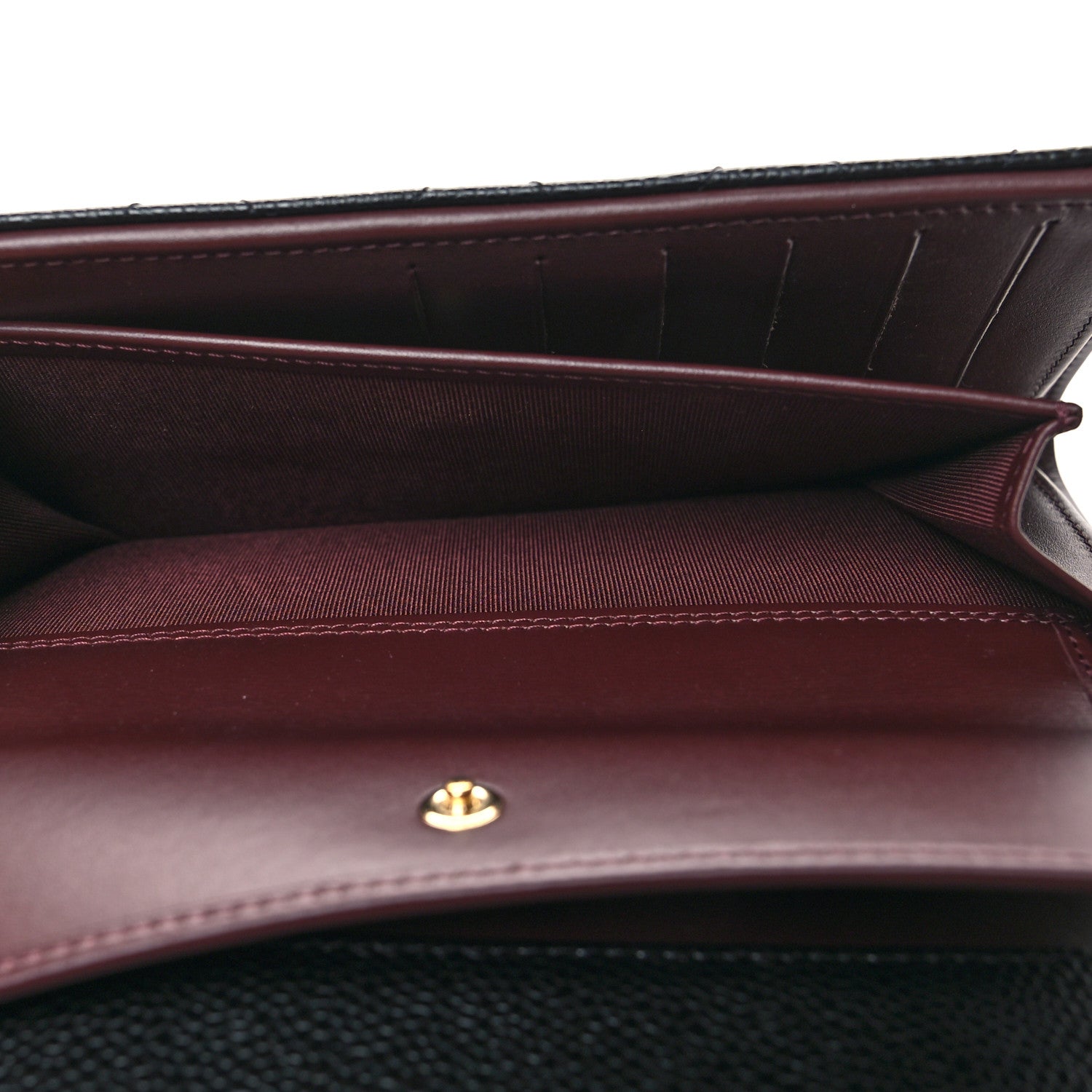 Chanel Caviar Quilted Long Flap Wallet Black 6 of 9