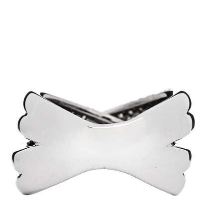 Parker & West by FASHIONPHILE 18K White Gold Diamond 1.75ctw Crossover Band Ring 58 8.25 4 of 11