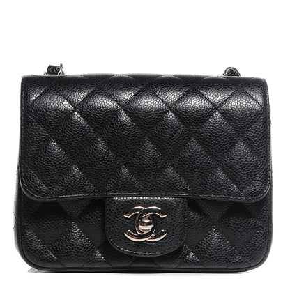 Chanel Caviar Quilted Mini Square Flap Black 1 of 8