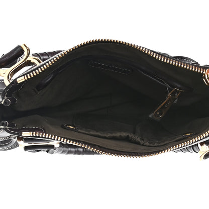 Chloe Smooth Calfskin Small Marcie Satchel Black Raisin 5 of 9