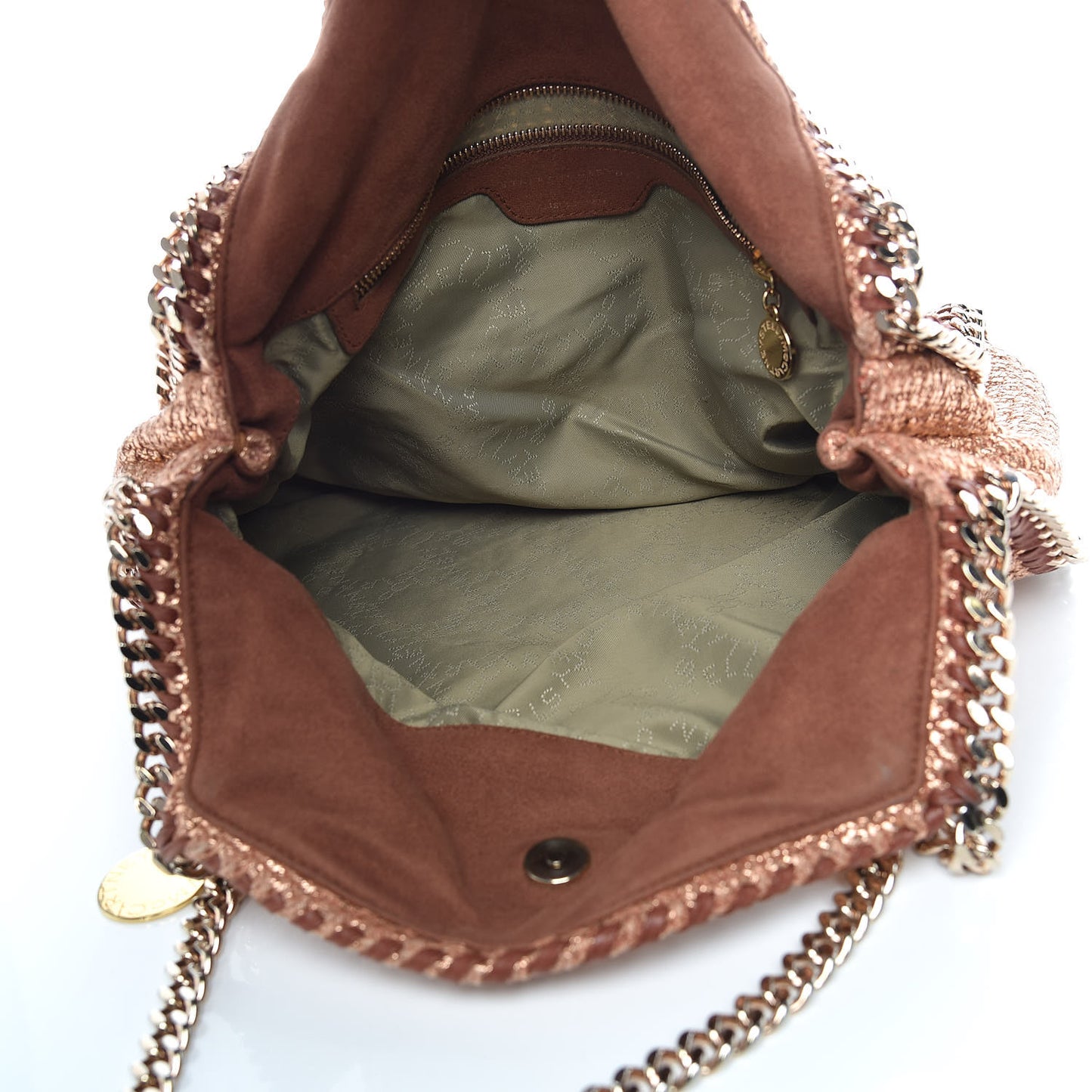 Metallic Tricot Small Falabella Tote