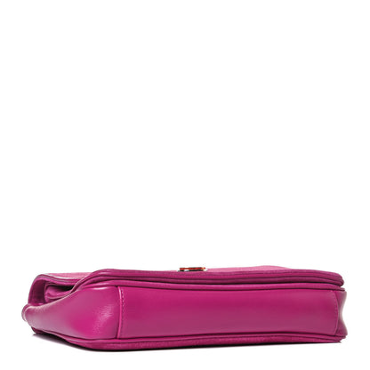 Gucci Suede Azalea Calfskin Small Marina Chain Shoulder Bag Fucsia 4 of 14