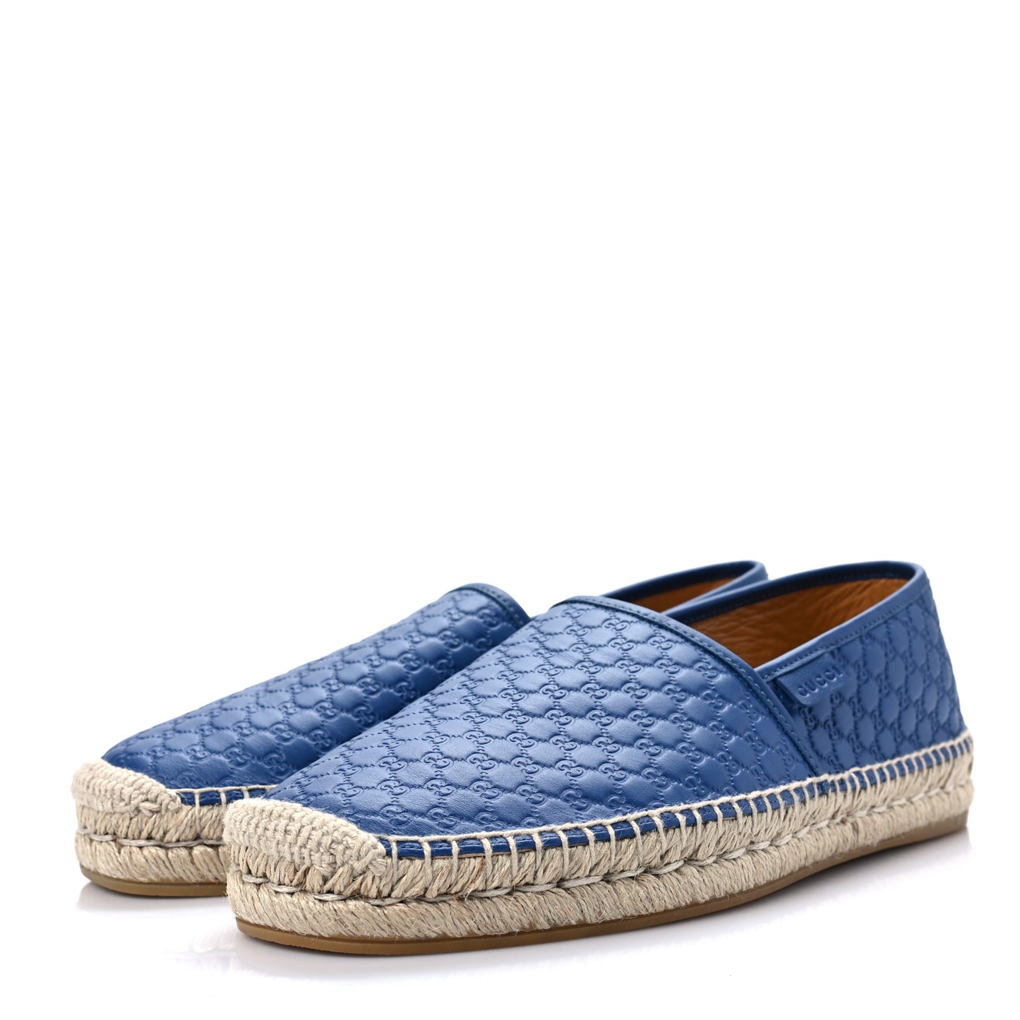 Microguccissima Mens Signature Espadrilles 8 Caspian