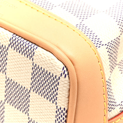Louis Vuitton LOUIS VUITTON Damier Azur Vivienne Sac Nano Noe Dragon Fruit Pink 10 of 10