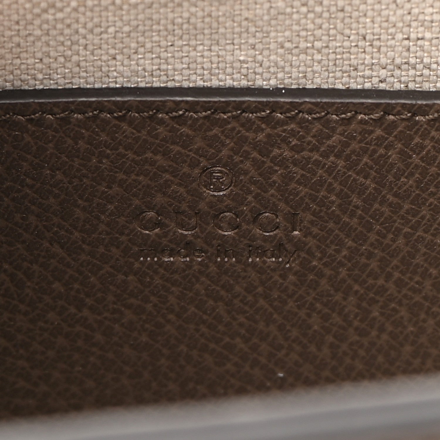 Gucci Monogram Jumbo GG Textured Dollar Calfskin Web Small Ophidia Chain Shoulder Bag Camel Ebony New Acero 6 of 11