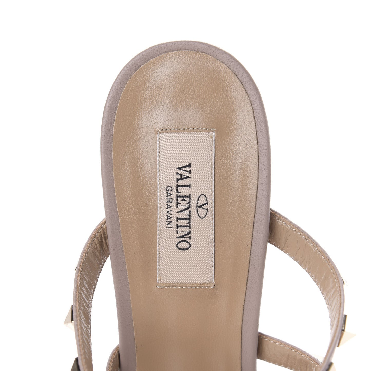 Patent Rockstud 90mm Cage Mules 41 Poudre