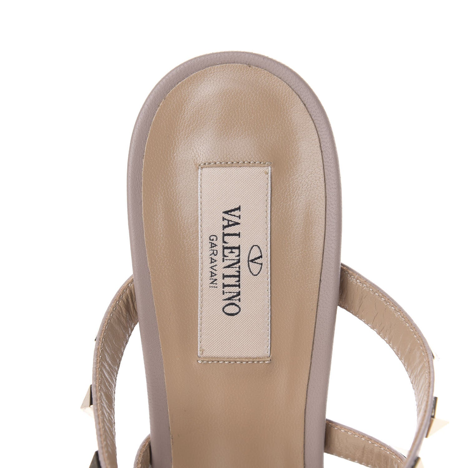 Valentino Garavani Patent Rockstud 90mm Cage Mules 41 Poudre 6 of 9
