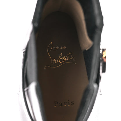 Christian Louboutin Calfskin Ingrassato Flat Chelsea Booties 39.5 Black 8 of 9