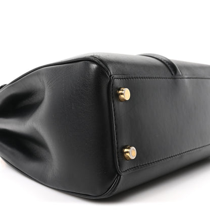 Celine Satinated Calfskin Small 16 Top Handle Bag Black 10 of 11