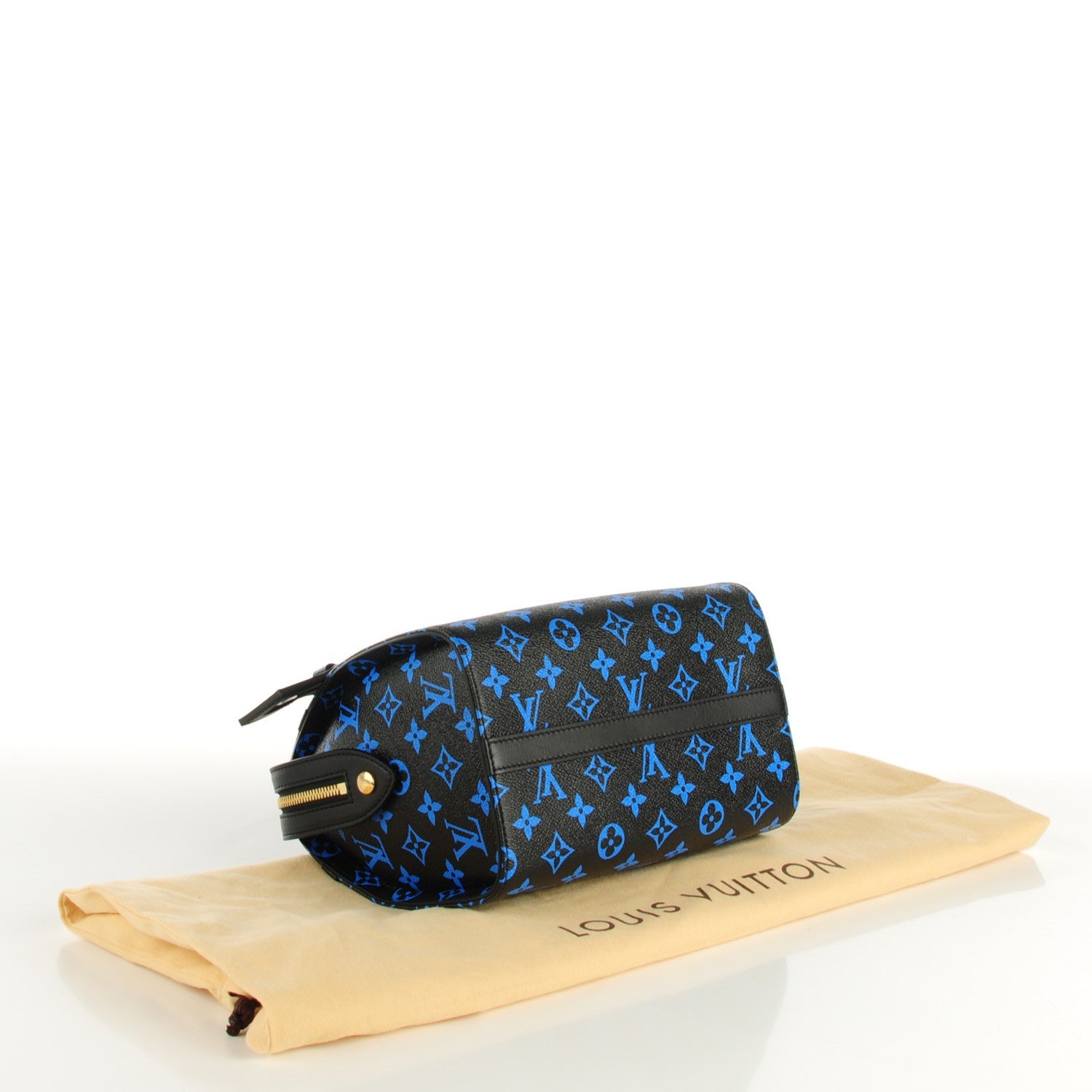 Louis Vuitton Colored Monogram Speedy Amazon PM Blue Black 4 of 7