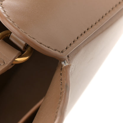 Saint Laurent Box Calfskin Mini Voltaire Shoulder Bag Dark Cork 11 of 11
