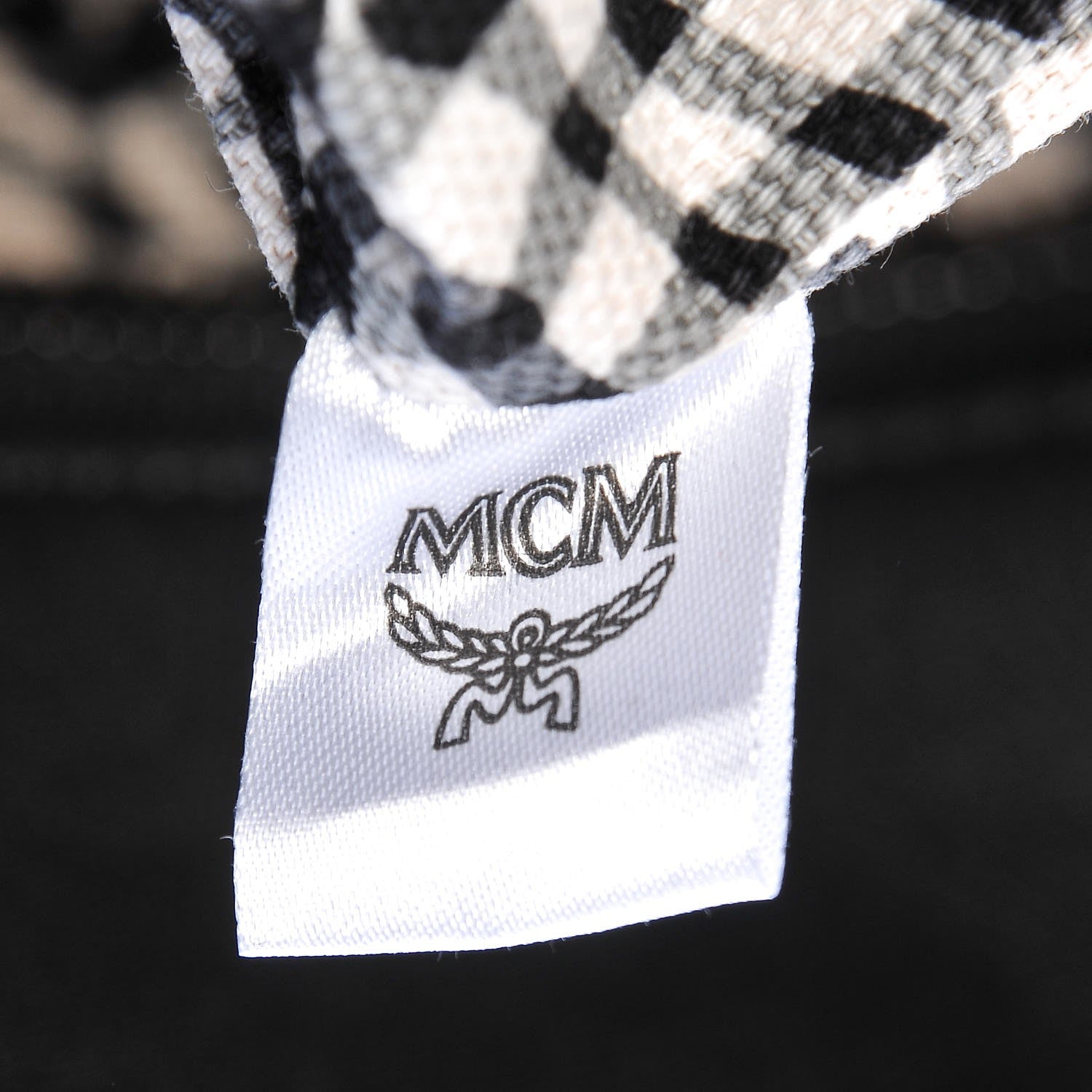 MCM Visetos Large Anya Shopper Tote Black 11 of 14