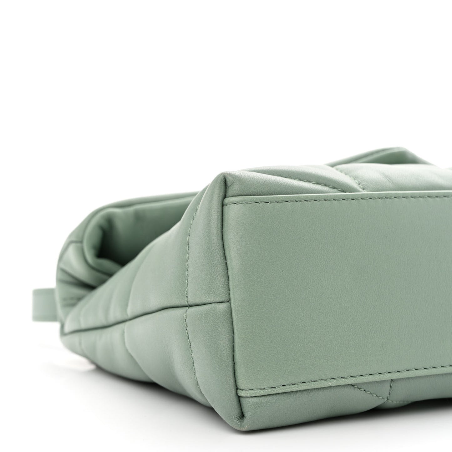 Lambskin Quilted Toy Loulou Puffer Monogram Chain Satchel Mint