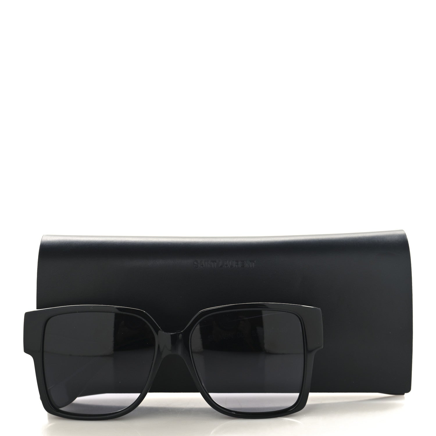 Saint Laurent Square SL M9 Sunglasses Black 8 of 8