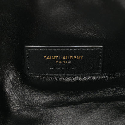 Saint Laurent Lambskin Quilted Gaby Zipped Pouch Black 6 of 10