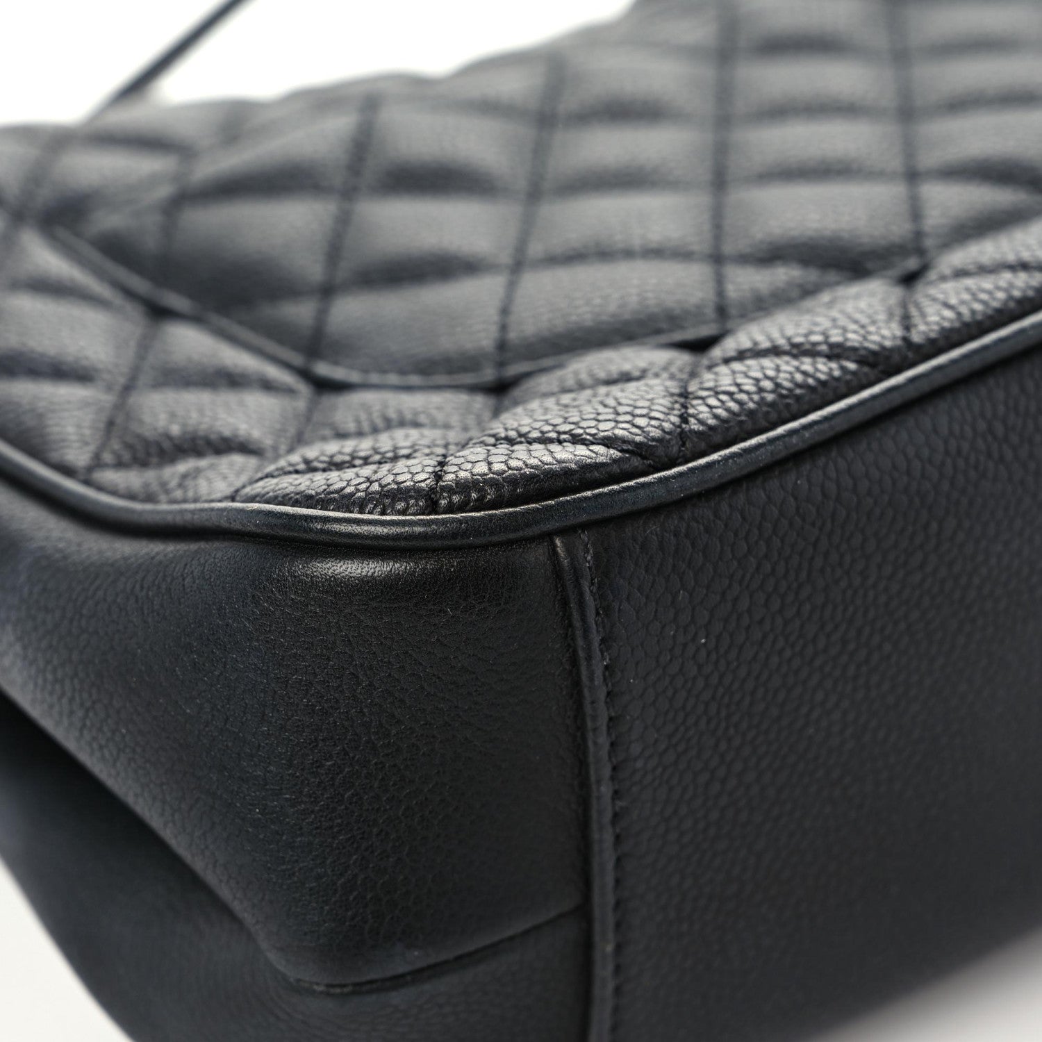 Chanel Caviar Quilted Medium Rock In Rome Single Flap Black 10 of 21