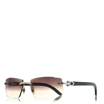 Cartier C Allongé 140 Square Sunglasses Green 1 of 8