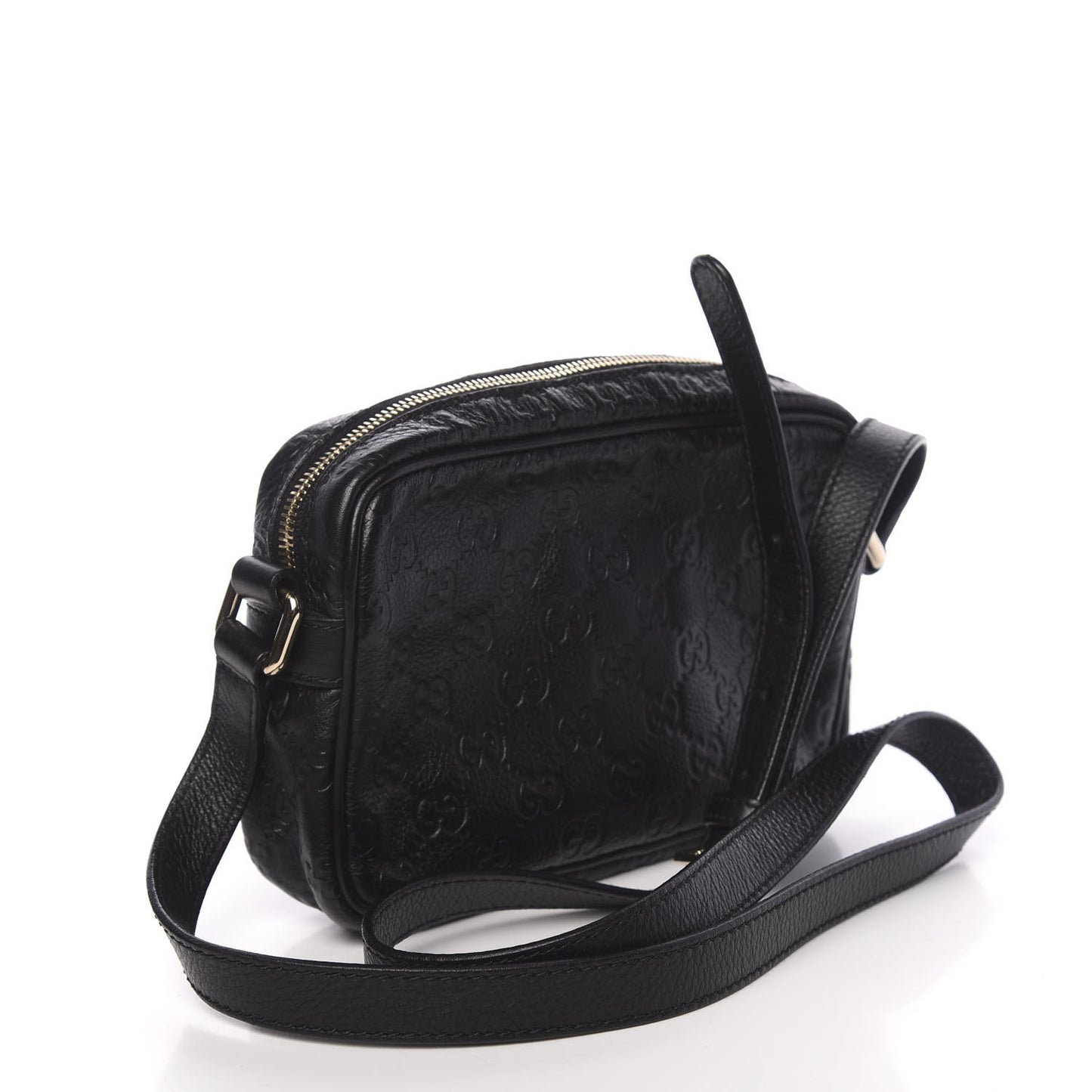 Guccissima Small Shoulder Bag Black