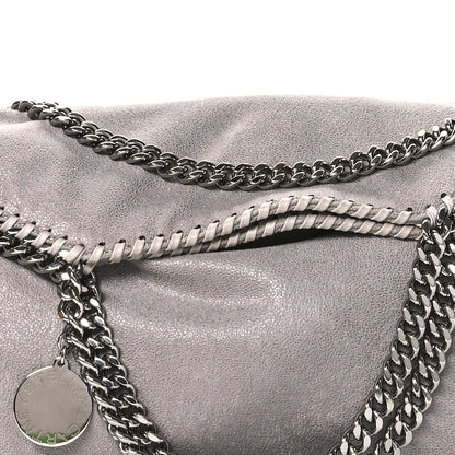 Stella McCartney Shaggy Deer Falabella Fold Over Tote Light Grey 8 of 10