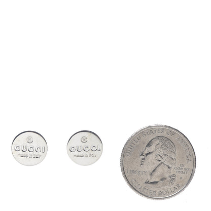 Gucci Sterling Silver Round Stud Earrings 2 of 5