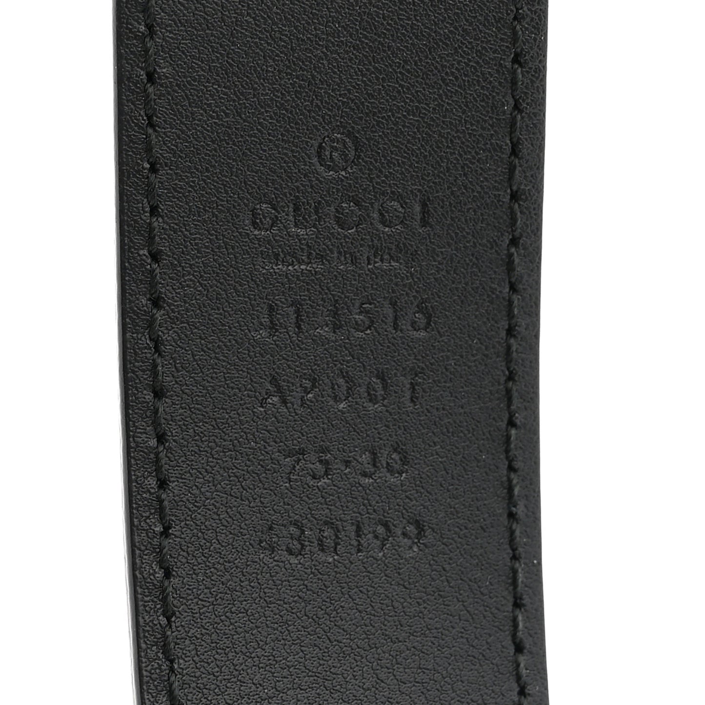 Calfskin Double G 30mm Belt 75 30 Black