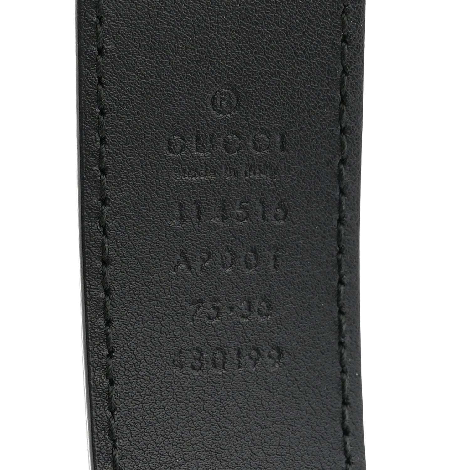 Gucci Calfskin Double G 30mm Belt 75 30 Black 5 of 7