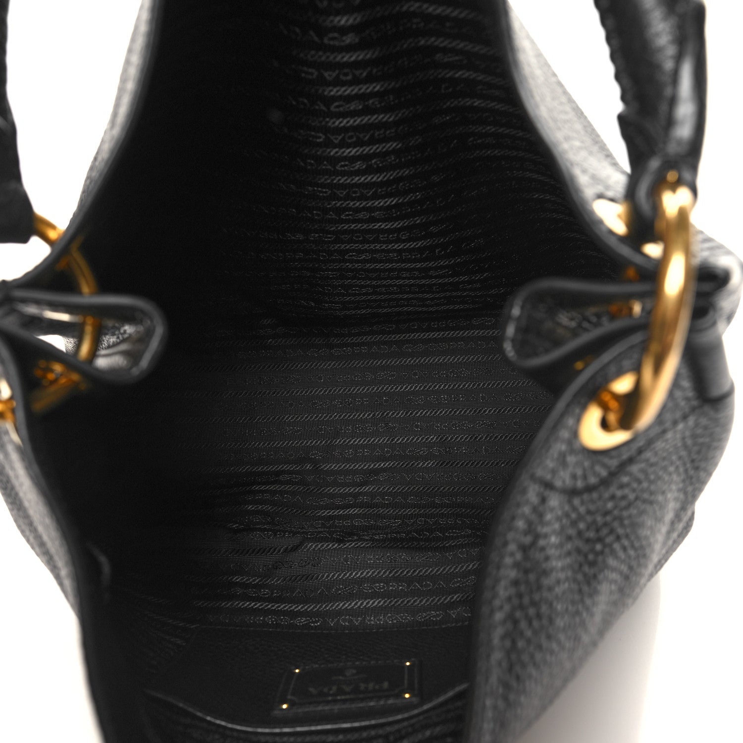 Prada Vitello Daino Hobo Black 5 of 10