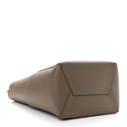Celine Soft Grained Calfskin Sangle Bucket Bag Taupe 4 of 10