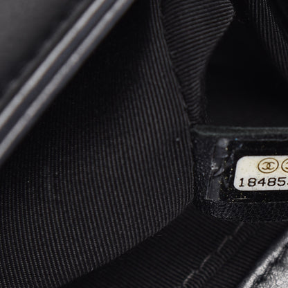 Chanel Calfskin Double Stitch Medium Boy Flap Black 7 of 15
