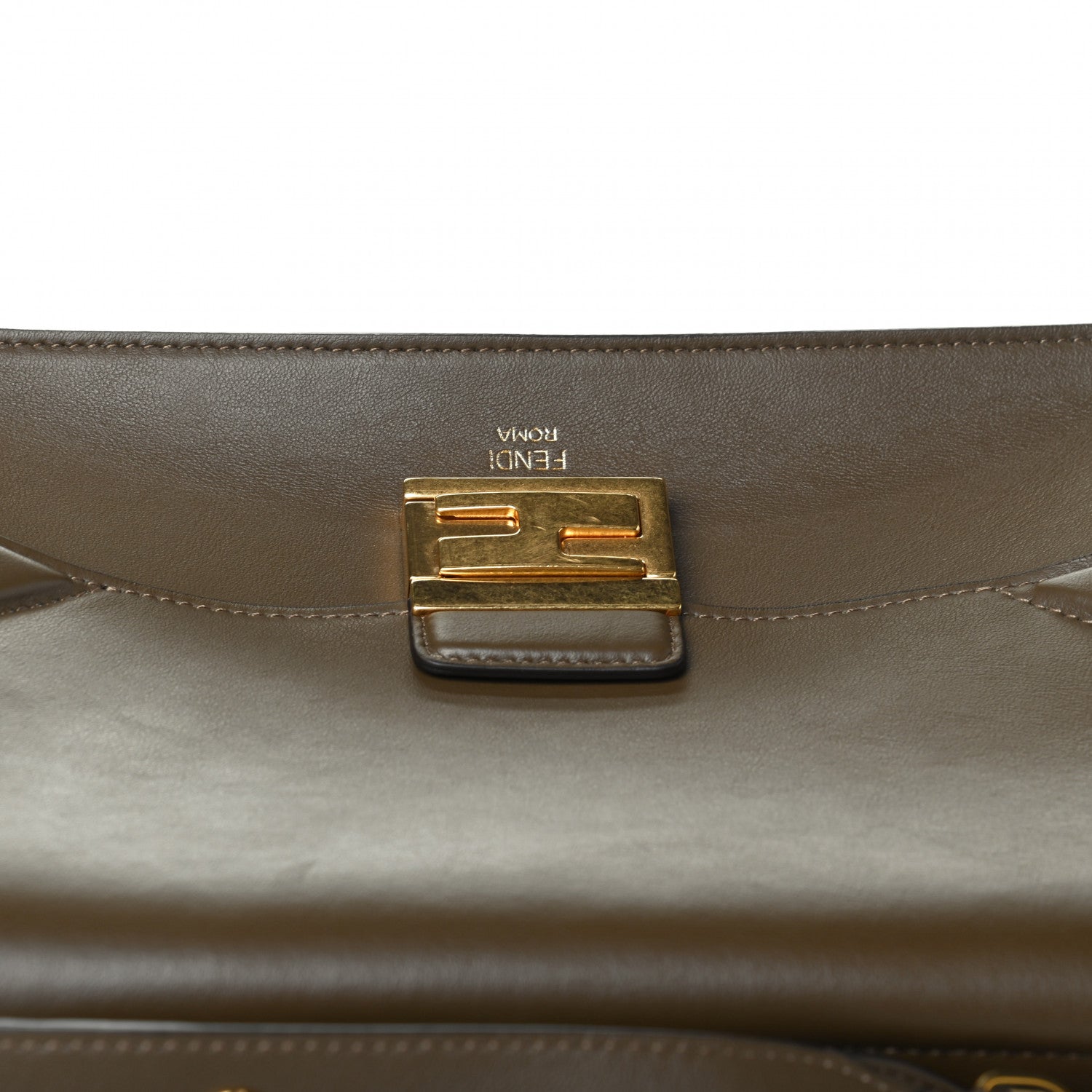 Fendi Vitello Grace Matte F is Fendi Kan U Shoulder Bag Wood 6 of 6