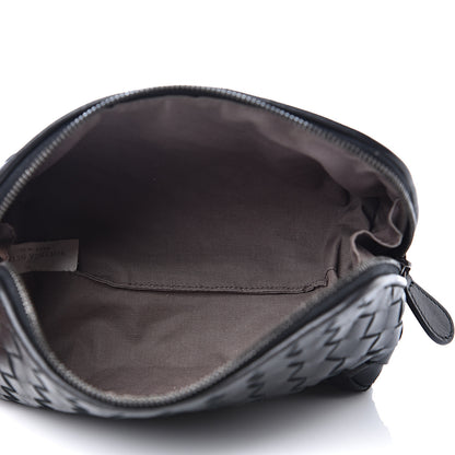 Bottega Veneta Nappa Intrecciato Cosmetic Case Black 4 of 8