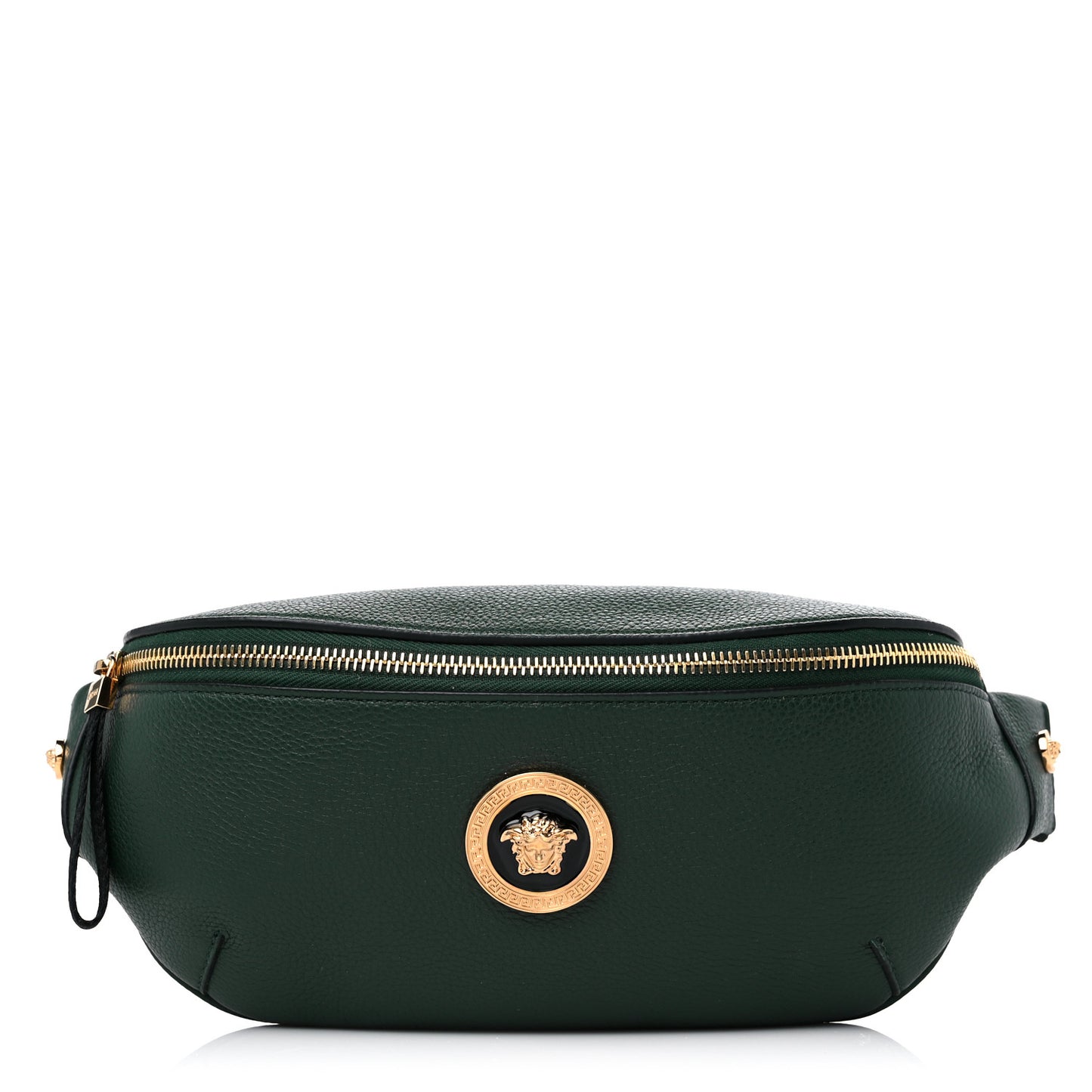 Grained Calfskin Vanitas Medea Belt Bag Green