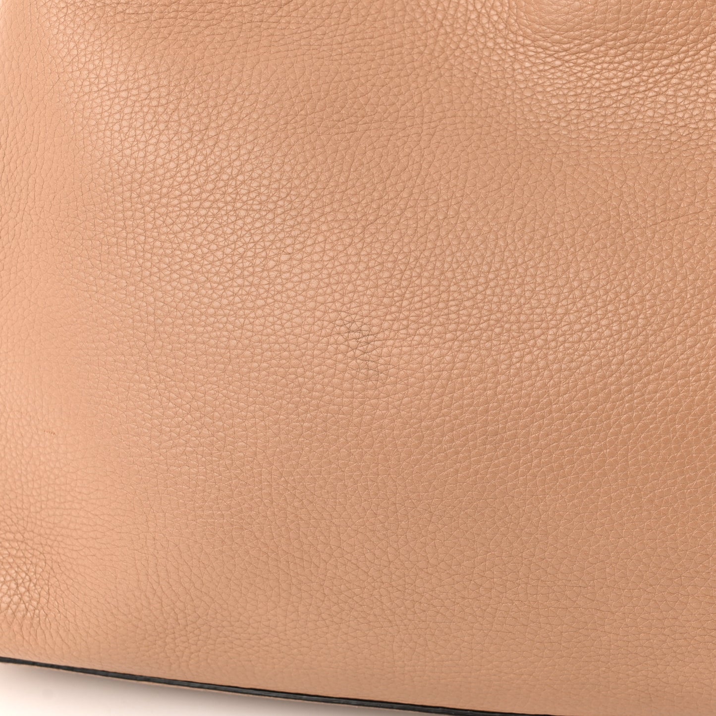 Pebbled Calfskin Medium Soho Chain Shoulder Bag Camelia