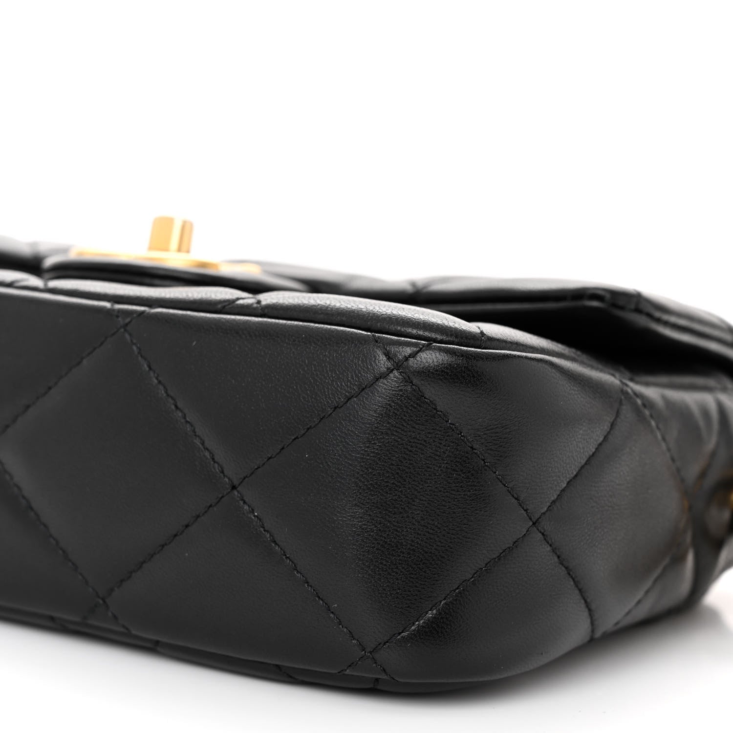 Chanel Lambskin Quilted Mini My Perfect Flap Black 11 of 11