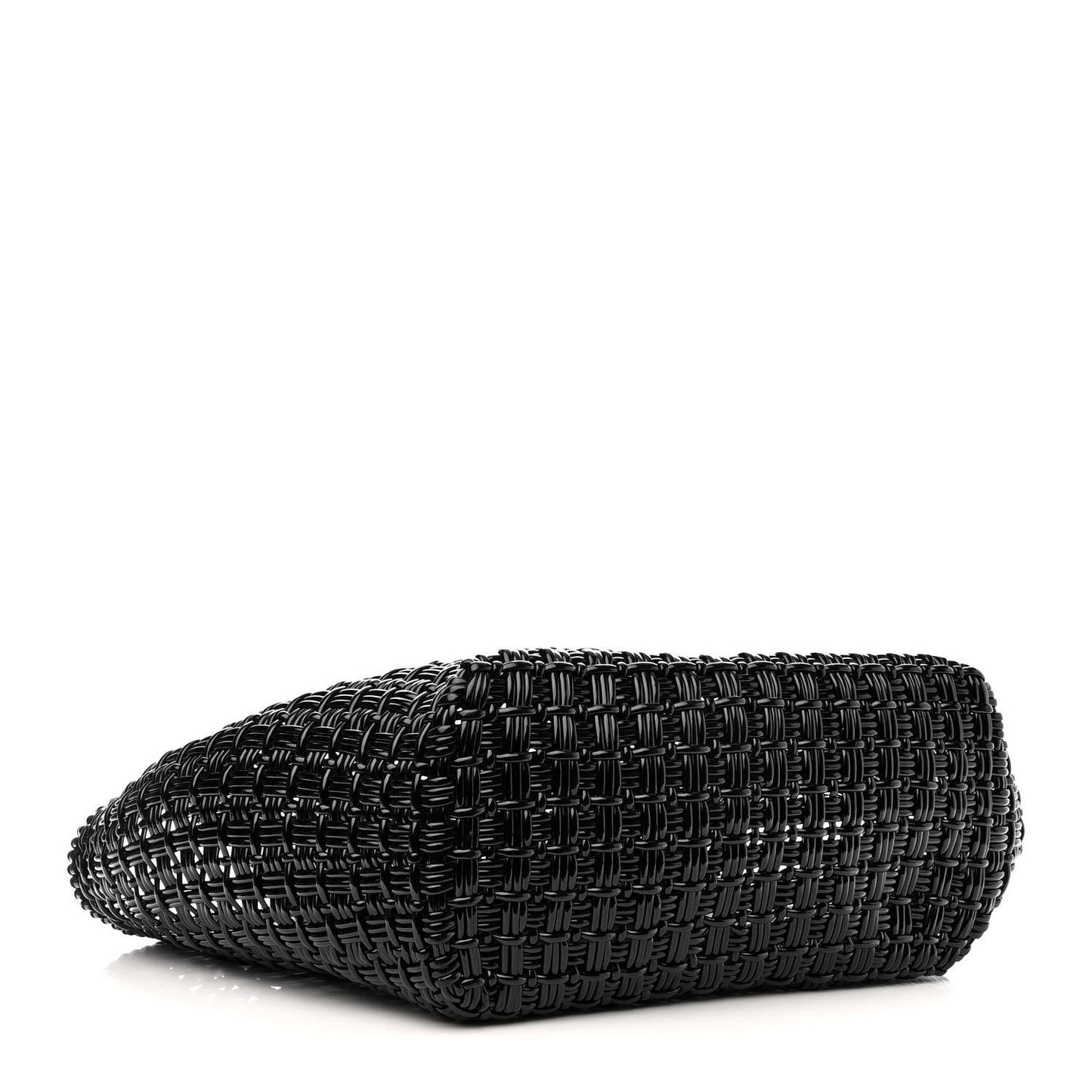 Faux Calfskin XL Bistro Basket Black